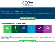 Tablet Screenshot of c2cbizz.com